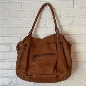 Free People Emerson Tote Bag - Saddle Color